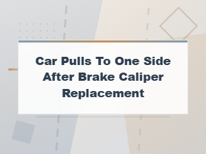 Cost to Diagnose Car Pulling After Caliper Replacement